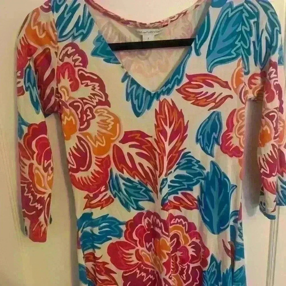 DVF Kaden Floral Silk Dress by Diane von Furstenberg, Womens Size 2 - Picture 5 of 11